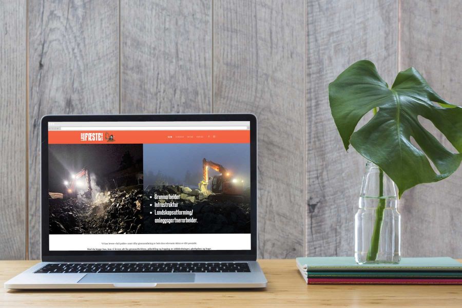 Hjemmesideutvikling for Lasse Fæste AS