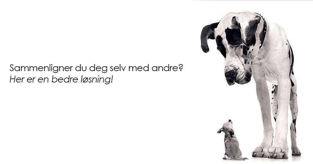 Slutt å sammenligne deg med andre på sosiale medier