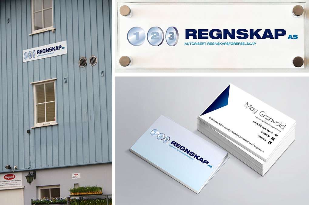 Ny identitet for 123 Regnskap