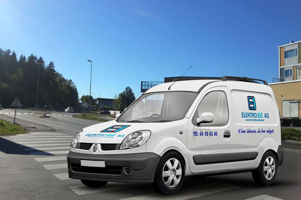 Håndtverker bilen er den beste formen for markedsføring i det offentlige rom.